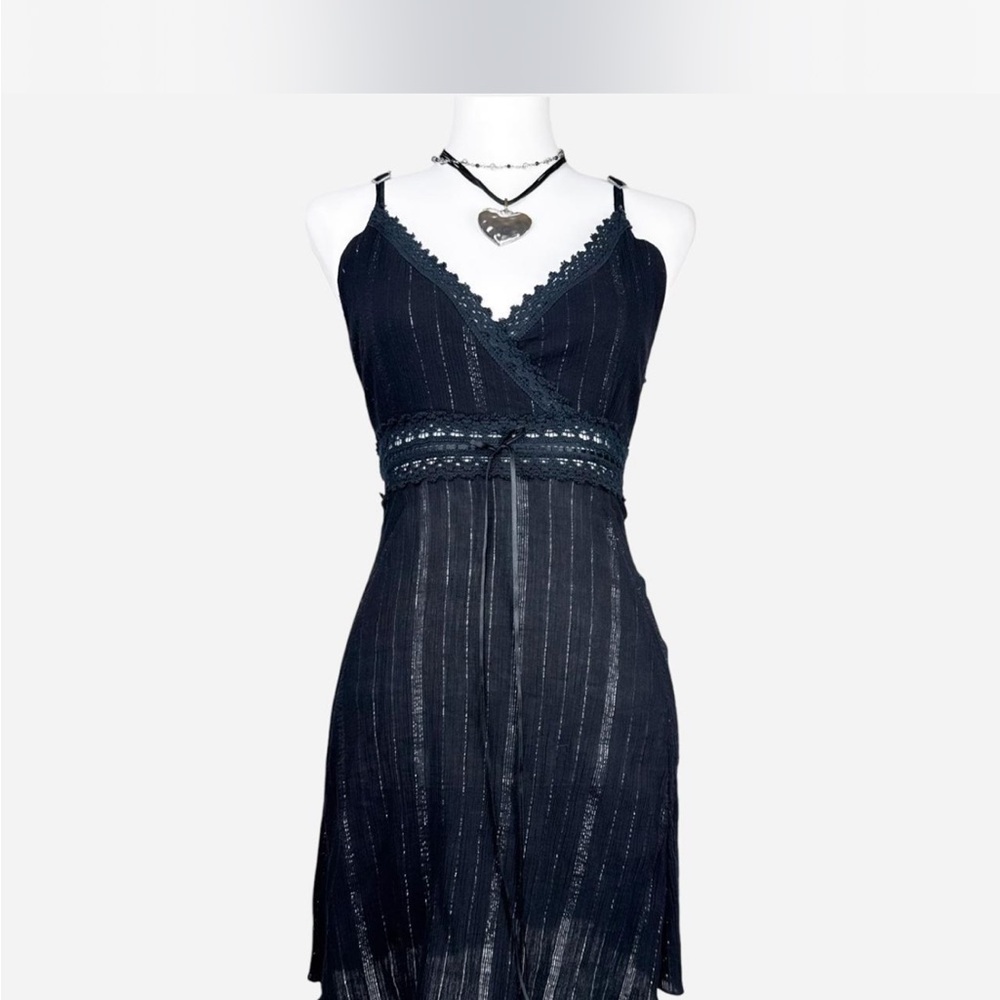 MKM designs• vintage black mini dress